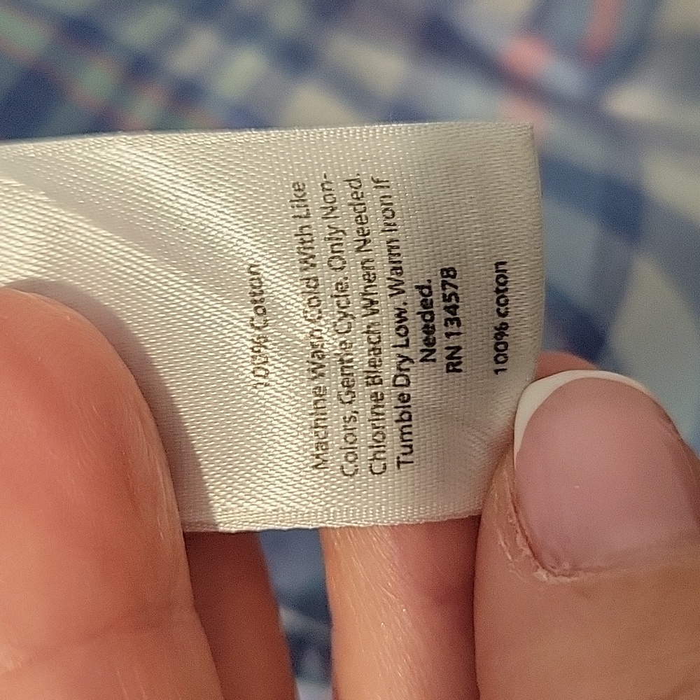 Vineyard Vines Boys Large (16) cotton plaid shirt - Picture 4 of 5
